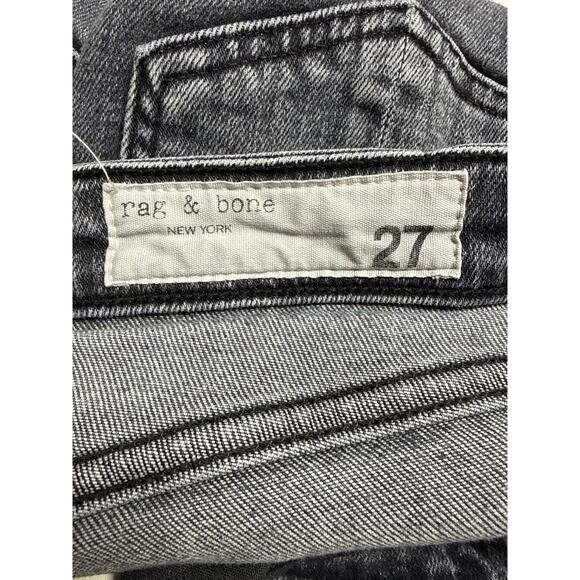 Rag & Bone Women’s Cate Mid Rise Ankle Skinny Jeans In Black Sage Size 27 - Picture 11 of 12